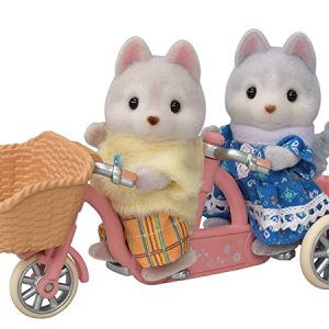 SYLVANIAN FAMILIES 5637, Tandem con sorella e fratello Husky, Multicolore