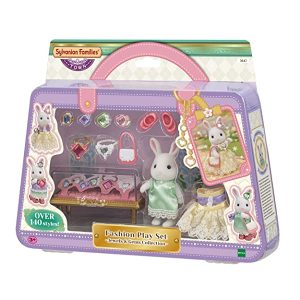 SYLVANIAN FAMILIES 5647, Set da gioco Fashion per la città- Collezione di gioielli e Gemme, Multicolore