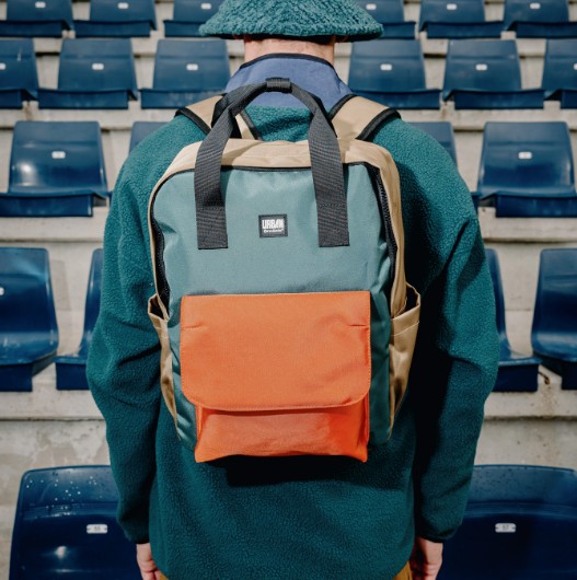 URBAN BACKPACK RIO ARANCIONE/VIOLA PRUGNA/VIOLA - immagine 3