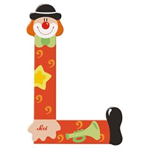 Sevi 81748 – Lettera L Clown,colori assortiti