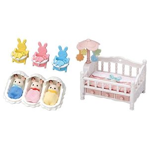 Sylvanian Families 5532 Triplets Care Set – Dollhouse Playsets