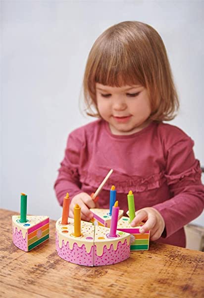 TENDER LEAF TOYS Rainbow Birthday Cake - immagine 7