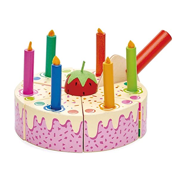 TENDER LEAF TOYS Rainbow Birthday Cake - immagine 8