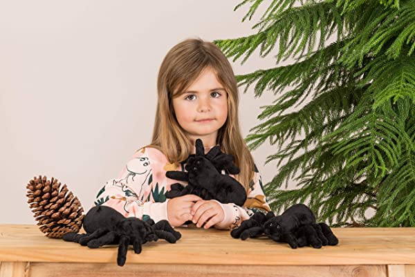 Teddy Hermann 92656 – Peluche a forma di ragno, 15 cm - immagine 4