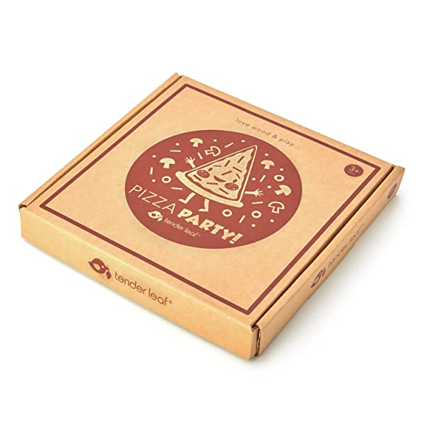 Tender Leaf Toys Pizza Party – Giocare cibo per bambini fingere giocare e gioco di ruolo e pratica frazioni e contare durante l’apprendimento attraverso il gioco - immagine 7