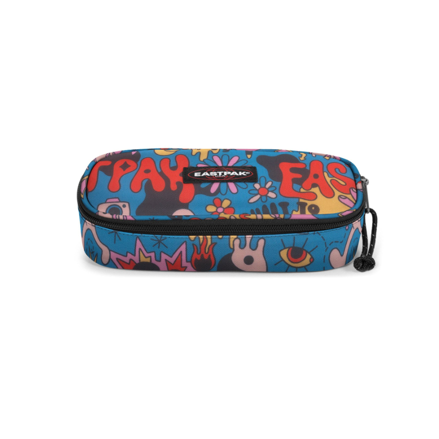 ASTUCCIO EASTPAK OVAL SINGLE DOODLE BLUE