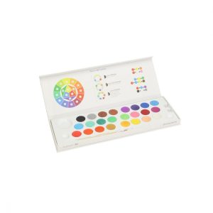 ACQUERELLI TINTA UNITA MAGNETIC BOX 24PZ