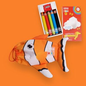 BUSTINA PESCE TINTA UNITA KIDS 2024 + OMAGGIO SCATOLA SUPERMATITONI