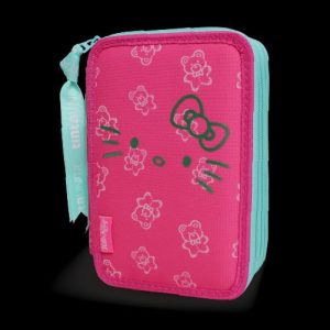 ASTUCCIO 3 ZIP ORSETTI TINTA UNITA HELLO KITTY 2024