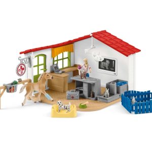 SCHLEICH CLINICA VETERINARIA CON ANIMALI 42502
