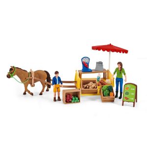 SCHLEICH CARRETTO MERCATO ORTOFRUTTICOLO 42528