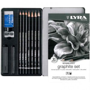 SET LYRA GRAFFITE E ACCESSORI 11PZ SCATOLA METALLO