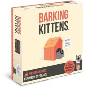BARKING KITTENS espansione per EXPLODING KITTENS con 20 nuove carte IN ITALIANO
