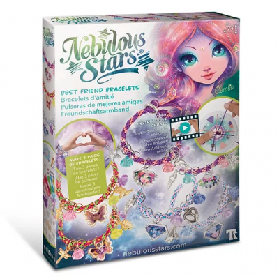 BRACCIALETTI DELL’AMICIZIA coralia KIT ARTISTICO creativo NEBULOUS STARS età 7+ - immagine 2