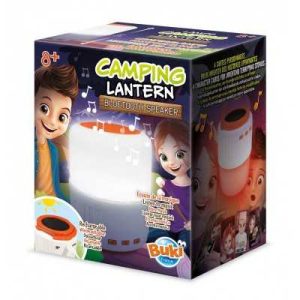 CAMPING LANTERN lampada solare BLUETOOTH SPEAKER con cassa audio BUKI età 8+
