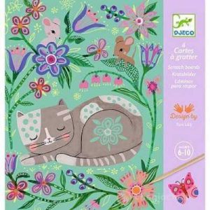 CARTE DA GRATTARE kit artistico INCONTRI creativo DJECO DJ09717 età 6+