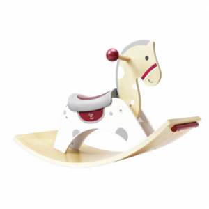 CAVALLO A DONDOLO 2 IN 1 gioco di imitazione IN LEGNO giostra HAPE E1203 età 12 mesi +
