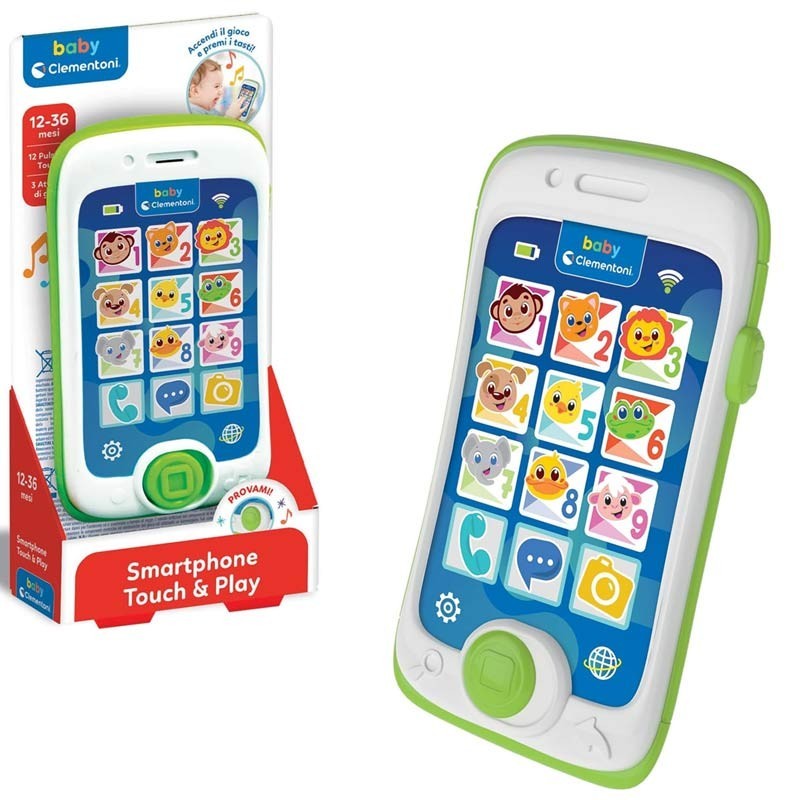 CLEMENTONI SMARTPHONE TOUCH & PLAY INTERATTIVO 17934 - immagine 2