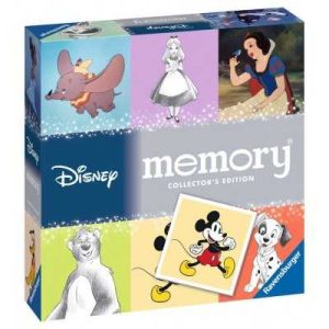 COLLEZIONE DISNEY ravensburger MEMORY classico GIOCO DA TAVOLO con silver foil 64 TESSERE età 3+