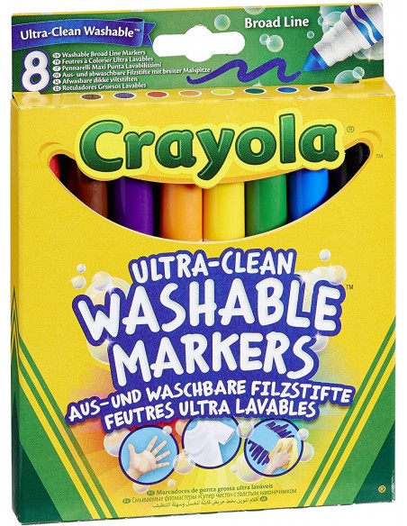 CRAYOLA COLORI FIBRA LAVABILISSIMI