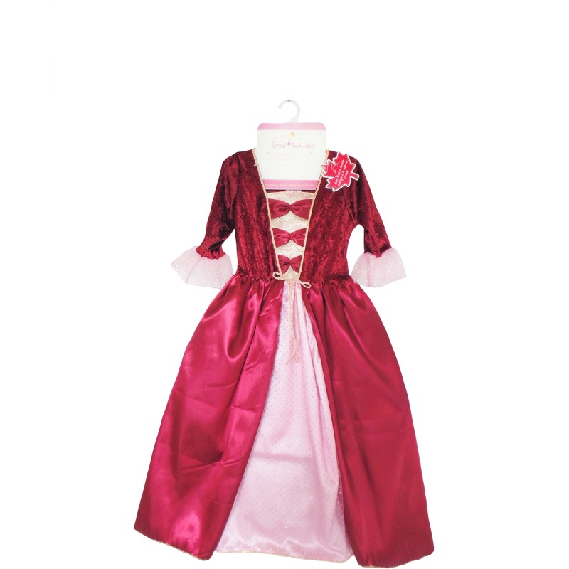 VESTITO ROYAL BURGUNDY 6-7 ANNI