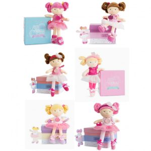 DOUDOU et COMPAGNIE Bambola di stoffa Ballerin cm.13