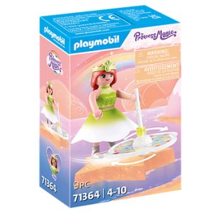 Principessa con trottola arcobaleno