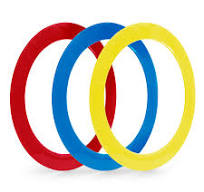 Anelli da giocoleria, 3 pezzi.