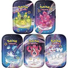 Carte Pokemon – Scarlatto E Violetto 4.5 Destino Di Paldea (Mini Tin Con Stickers) - immagine 2