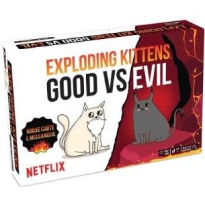 EXPLODING KITTENS GOOD VS EVIL gioco da tavolo EDIZIONE ITALIANA asmodee