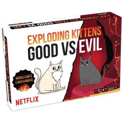 EXPLODING KITTENS GOOD VS EVIL gioco da tavolo EDIZIONE ITALIANA asmodee