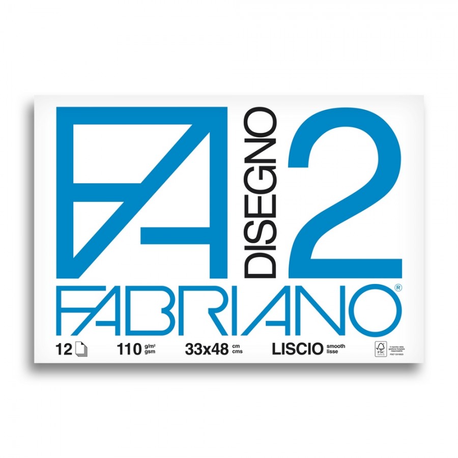 ALBUM FABRIANO F2 LISCIO 33X48 - immagine 2