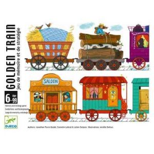 GOLDEN TRAIN gioco di carte DJECO di memoria e di strategia