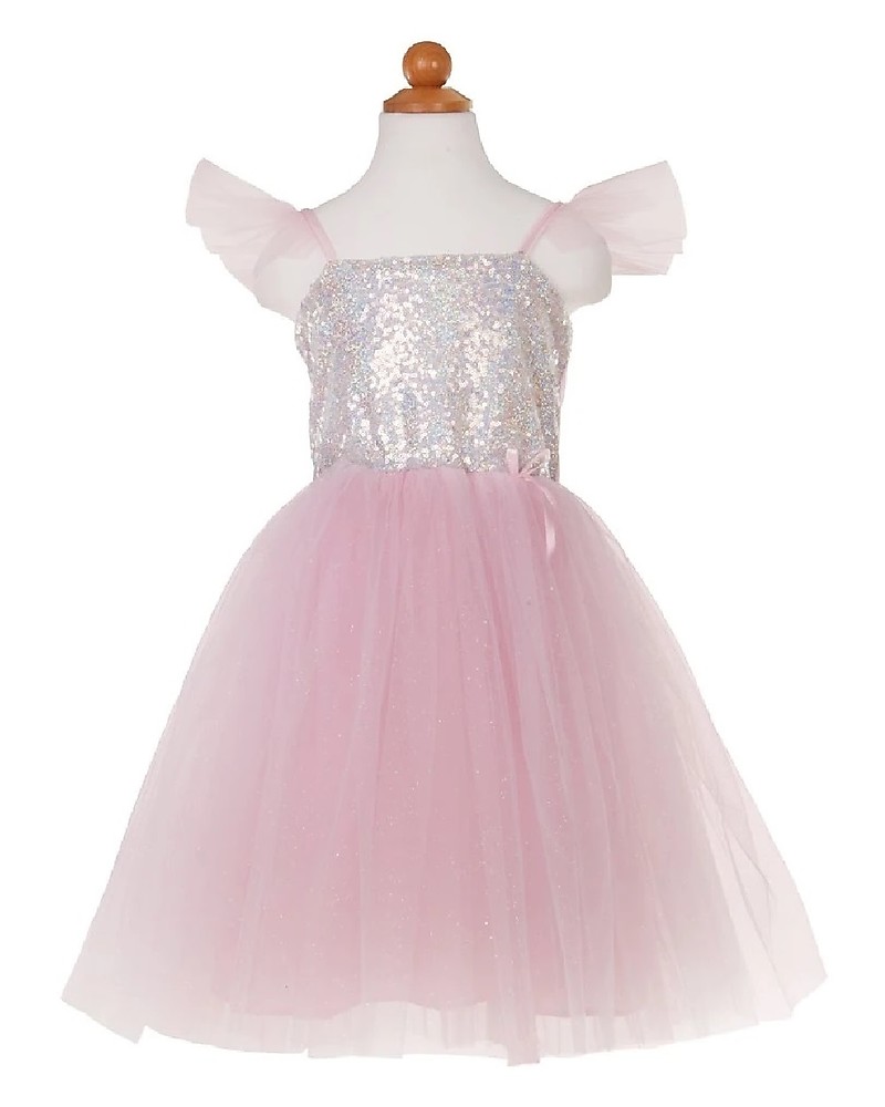VESTITO PRINCIPESSA ROSA 5-6 ANNI - immagine 3