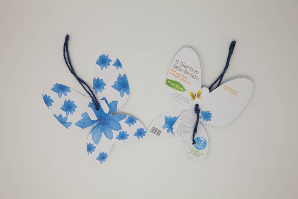 Green Words Azzurra (con fiori di nigella) - immagine 2