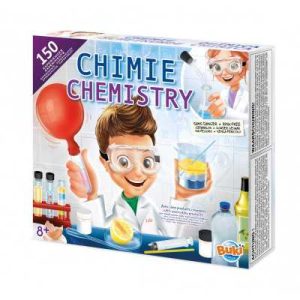 LABORATORIO DI CHIMICA chemistry SET DI 150 ESPERIMENTI kit scientifico BUKI età 8+
