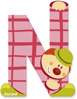 Lettera Clown (Legno) – N