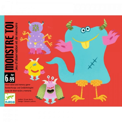 MONSTRE TOI gioco di carte DJECO memoria e osservazione