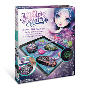 NEBULOUS STARS cosmic zen garden GIARDINO ZEN COSMICO si illumina al buio ECLIPSIA kit artistico SASSI età 7+