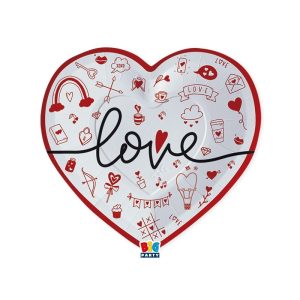 6 PIATTI DI CARTA LOVE