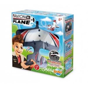 PLANE RC aereo radicomandato BATTERIE RICARICABILI usb PORTATA 40M kit scientifico BUKI età 8+