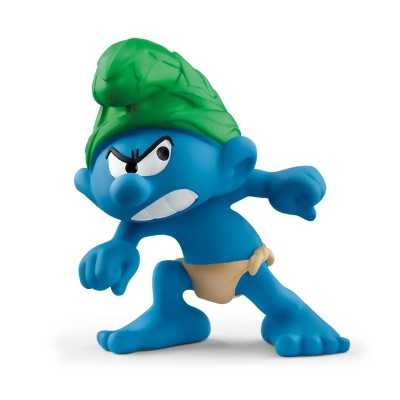 PUFFO SELVAGGIO originale THE SMURFS puffi SCHLEICH in resina 20841 età 3+