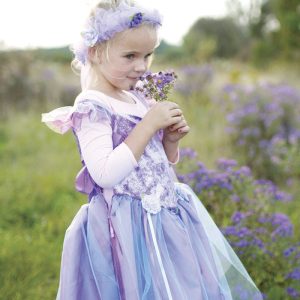 VESTITO FORESTA VIOLA 3-4 ANNI