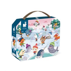 VALIGETTA PUZZLE 36PZ PALLE DI NEVE