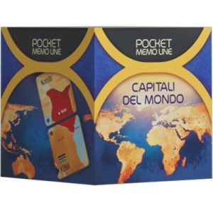 CAPITALI DEL MONDO gioco da tavolo POCKET MEMO LINE