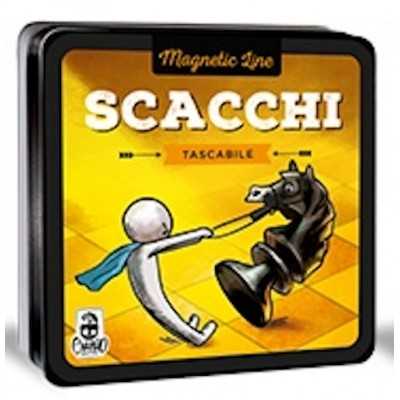 SCACCHI tascabile MAGNETIC LINE cranio creation IN LATTA