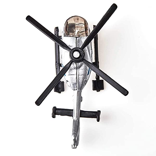 siku 0807, Elicottero della polizia, Metallo/Plastica, Argento, Rotori mobili - immagine 7