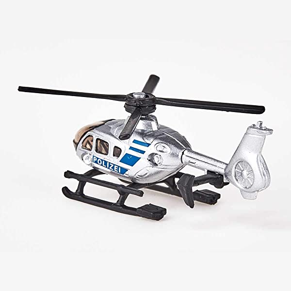 siku 0807, Elicottero della polizia, Metallo/Plastica, Argento, Rotori mobili - immagine 9