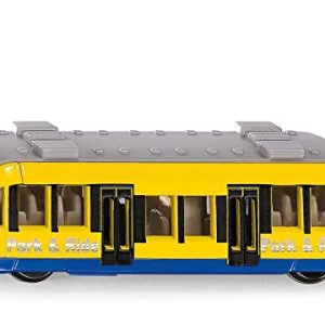 siku 1013, Treno locale, Metallo/Plastica, Rosso, Ganci di traino standard per agganciare vagoni di altri treni