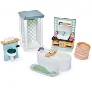Set di mobili da bagno per bambole Tender Leaf Toys